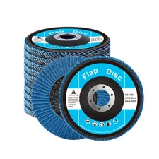 Flap Discs 4-1/2" x 7/8" Sanding Disc for Angle Grinder 40 Grit 10 Packs