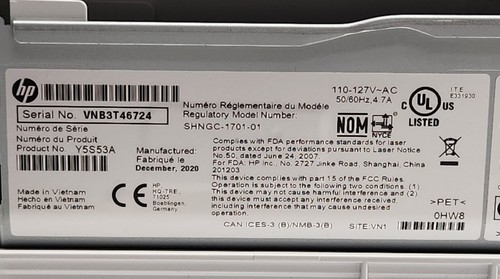 HP LaserJet Pro MFP M29w Wireless Printer - TESTED & WORKING - NICE CONDITION!! - Picture 12 of 13