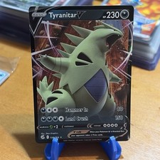 Carta Pokemon Tyranitar V 158/264 Holo Ultra Rara Fusion Strike Near Mint