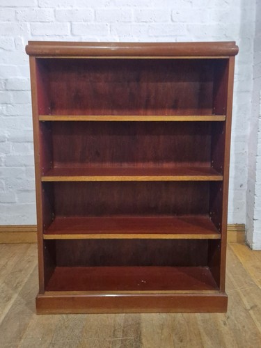 Antique vintage Danish freestanding open bookcase - Picture 3 of 15