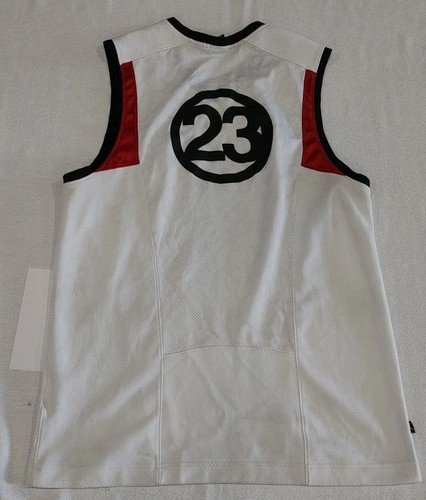 Nike Air Jordan 23 White Tank Top Basketball Jersey Adult Size Medium - Picture 6 of 6