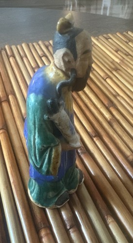 Estatuilla china vintage de Mudman de 5" - Imagen 3 de 12