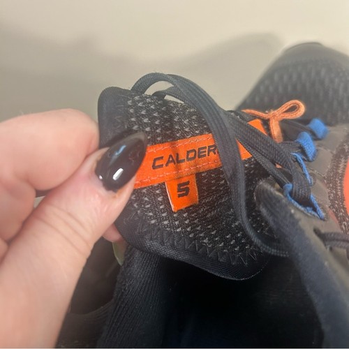 Zapatillas de trail Brooks Caldera 5 negras para correr al aire libre talla 9 para hombre - Imagen 7 de 8