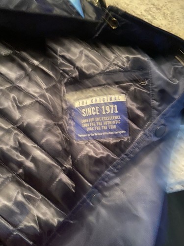 Tennessee Titans Logo XXL Starter Sports Jacket Snap Up Vintage Garment Style - Picture 17 of 18