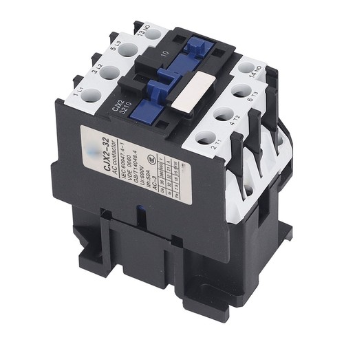 AC Contactor 32A 3 Pole 3 Phase Silver Contact Normally Open DIN Rail Electric - Picture 9 of 12