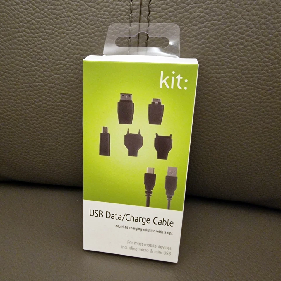 Kit Cable de Carga Micro USB de 1,2 m + Mini USB, Samsung, Nokia, LG y Sony Ericsson Foto 2 de 4