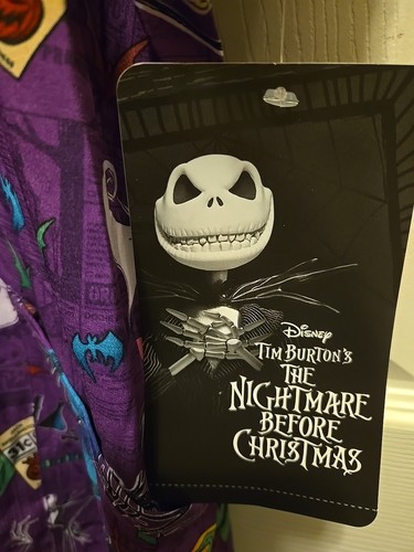 Disney Nightmare Before Christmas Größe 3XL Jack Skellington V-Ausschnitt Peeling Neu mit Etikett - Bild 3 von 8