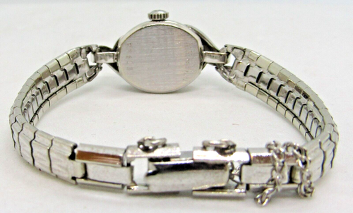 Vintage Bulova 10kt Rolled White Gold Plate Watch - Picture 7 of 10