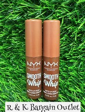 NYX MAKEUP Smooth Whip Matte Lip Cream WMLC04 Teddy Fluff .13 oz Ea 2 pcs
