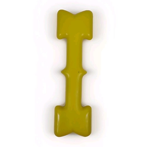 Vntg Reclaimed Plastic Yellow Sign Letter "I" Western Cowboy Font Decor 12" Tall - Picture 1 of 4