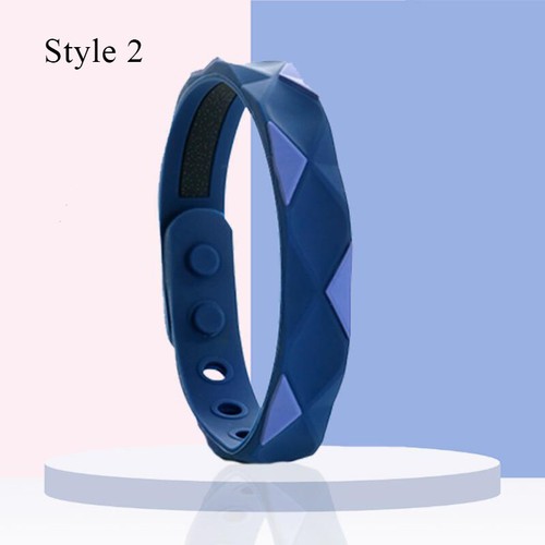 Silicone Negative Ion Anti-static Weight Loss Wristband Bracelet For Sport New - Picture 17 of 39