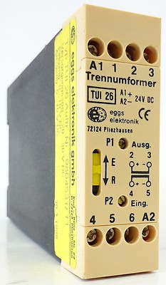 EGGS Elektronik TUI 26 Trennumformer Trennverstärker Isolation Amplifier 20..30V