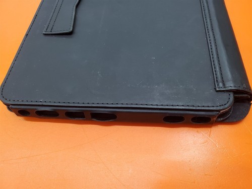 ⭐️⭐️⭐️⭐️⭐️ Funda Tablet Impression Cuero Negro Exterior Gamuza Interior 10"x8.5" - Imagen 3 de 9