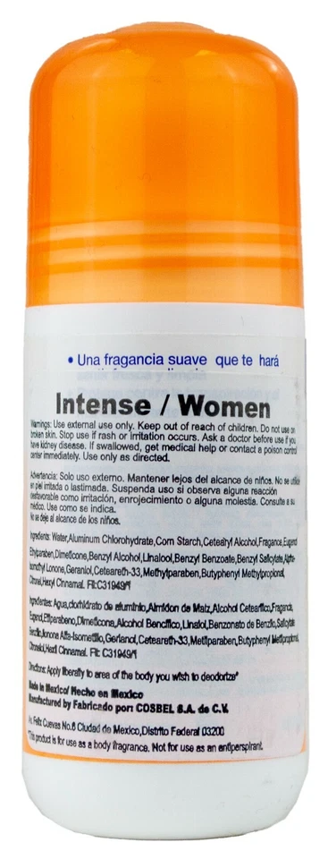 Garnier Obao Deodorant No Alcohol, Frescura Intensa, Made in Mexico, 65g (THREE) - Image 2 of 3