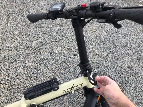 Eovolt Confort X 20 Folding Electric Bike - Crème - Picture 12 of 24