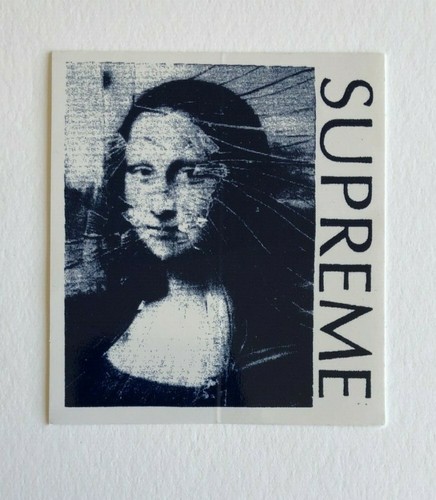 Supreme Mona Lisa Sticker 100% Authentic SS18 Season - Picture 2 of 2