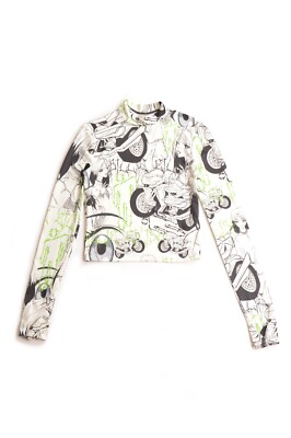 値上げ不可 billie eilish × Bershka セットアップ Bershka Billie Eilish 2020 Anime Full-Print Long Sleeve Top