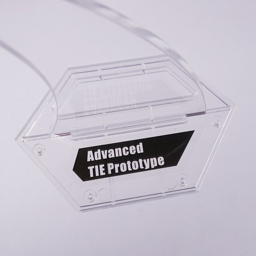 Display Stand for Lego 75082 Advanced Tie Prototype, Acrylic 3D stand only. - Picture 3 of 5