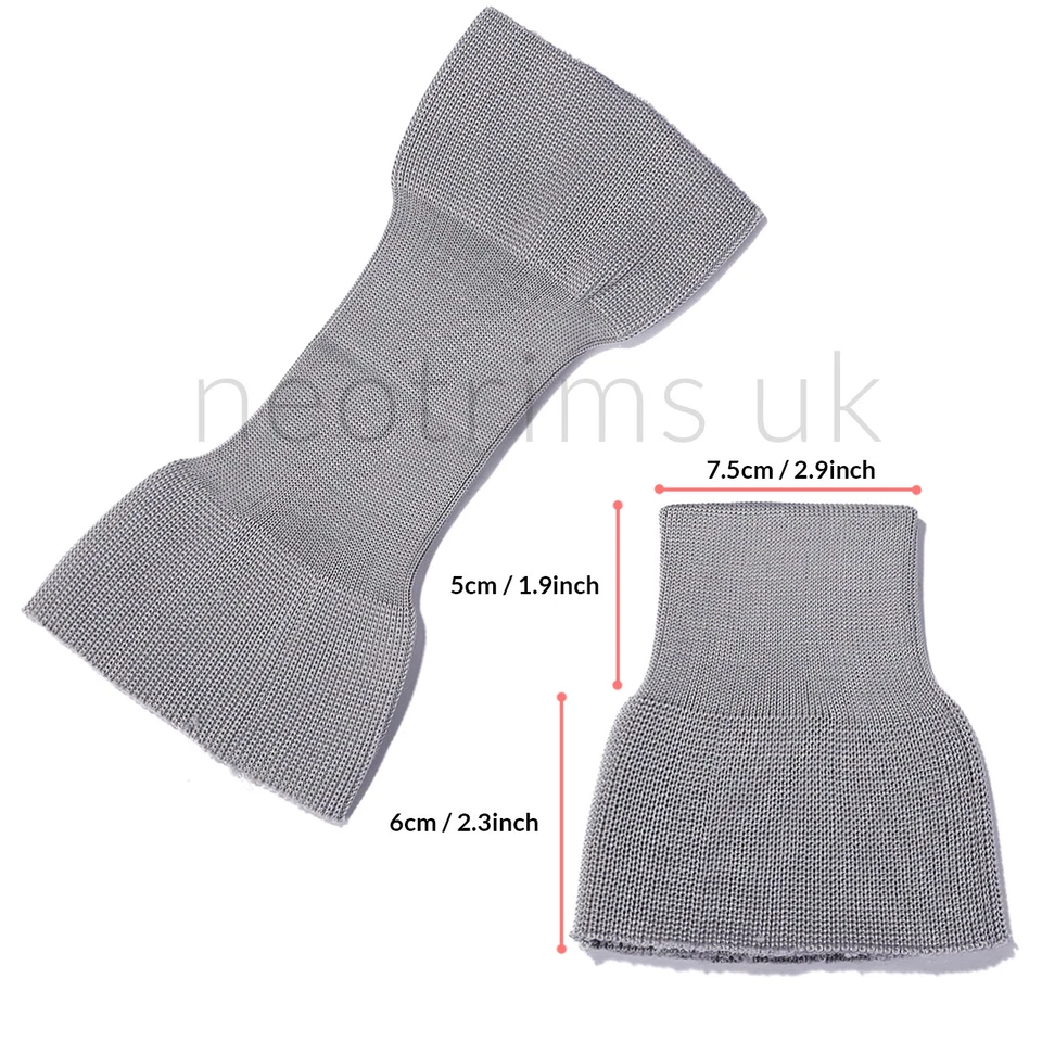 Rib Knit Cuff Fabric 1 Pair Ribbing Replacement Cuffing Seamless Jacket Bombers - Image 3 of 3
