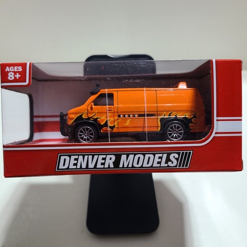 Denver Models Die cast Flaming Vans Complete Series of 3 Individual Models. - Picture 4 of 7