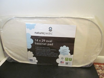 naturepedic organic cotton bassinet mattress