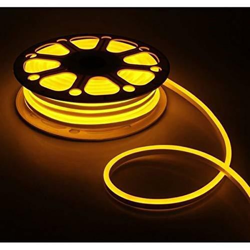 Yellow 110V Flexible LED Strip Lights Waterproof Neon Tube Outdoor Bar Signs DIY - Picture 5 of 14