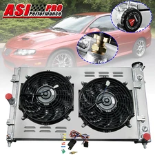 3 Rows Aluminum Radiator+Shroud Fan Kits for 2005-2006 Pontiac GTO 6.0L V8 GAS