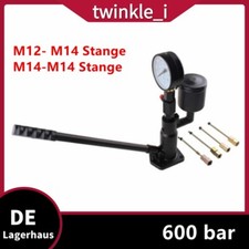 Diesel Einspritzdüsen Tester Prüfgerät Abdrückgerät Injektor Manometer 600 bar