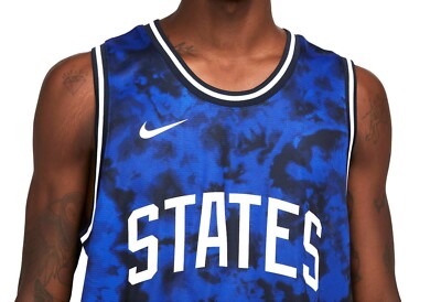 NIKE USA NATIONAL SOCCER TEAM BASKETBALL JERSEY STATES DN1134-452 (Medium Men's)