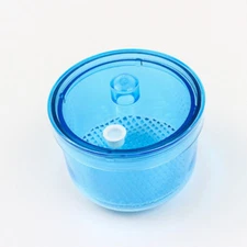 Dental Plastic Bur Cleaning Box Burr Disinfection Autoclave Case Soak Cup Net 