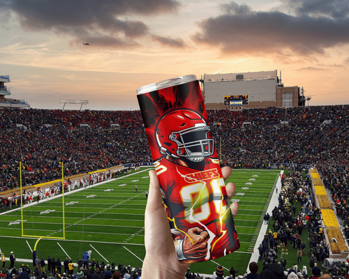 NFL Multicolor 20oz Insulated Skinny Tumbler, Box, Lid, Straw made by a Veteran - Picture 45 of 78