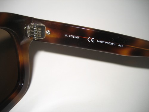 NEW Valentino Women V702S Rockstud Rectangle Havana Frame Brown Len Sunglasses - Picture 11 of 12