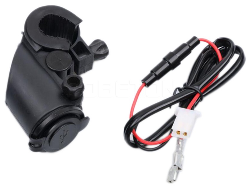 7/8" Motorcycle~ATV Handlebar Marine Waterproof Dual USB Charger - Picture 2 of 6