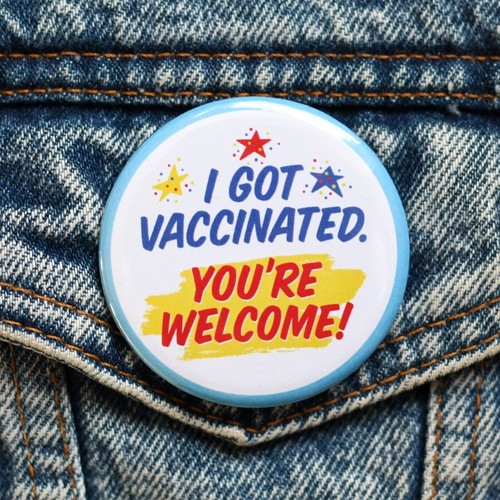 PRO-SCIENCE BUTTONS anti-stupidity vaccine funny pin badge honest ed toronto NEW - Picture 12 of 15