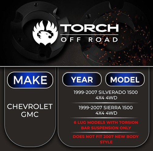 3" Leveling Lift Kit 1999-2007 Chevy Silverado GMC Sierra 1500 4X4 4WD w/ Tool - Picture 2 of 7