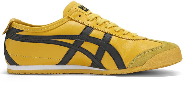 Yellow//Blk Leather Lifestyle Shoes M ONITSUKA TIGER DL408.0490 MEXICO 66 Mn/'s