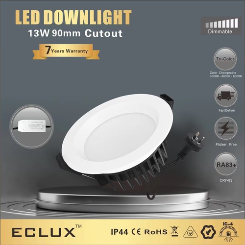 13W DIMMABLE LED DOWNLIGHT WARM/COOL WHITE DAY LIGHT 90MM CUTOUT FLICKER FREE; - Picture 18 of 20