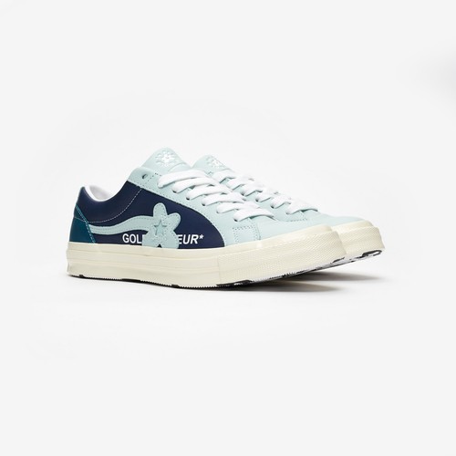 Haut bas Converse One tendance Star x Golf le Fleur Ox, 164024C taille 11M 13W à peine bleu/P