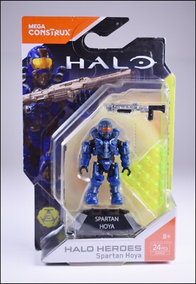 HALO HEROES SERIES 3 MEGA BLOKS CONSTRUX UNSC SPARTAN HOYA MINIFIGURE DXR53