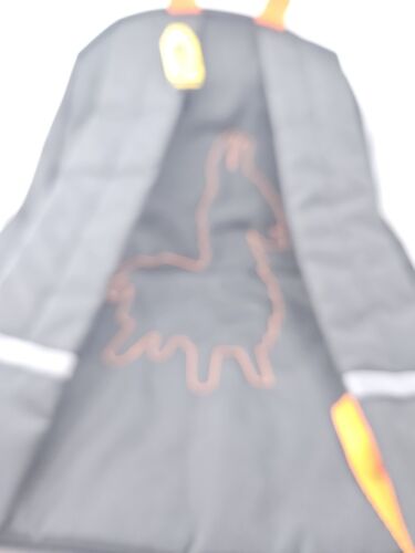 Fortnite Black Backpack Black With Orange Inscription Gold Star Collection NEW - Picture 4 of 4