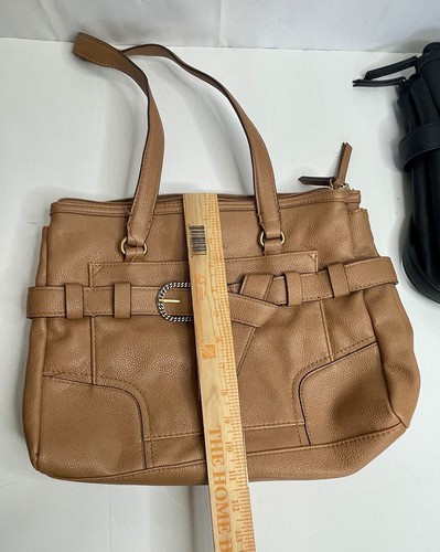 Rosetti Women’s Large Leather Purse Lot Of 2 Black And Brown - Picture 4 of 9