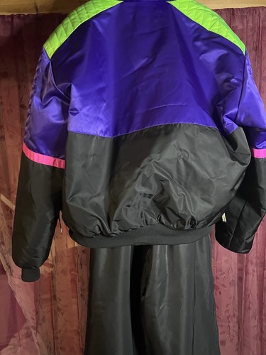 Vintage 1990’s Arctic Cat Snowmobile Suit Sm Jacket/Lg Bibs, Removable Liner - Picture 4 of 7