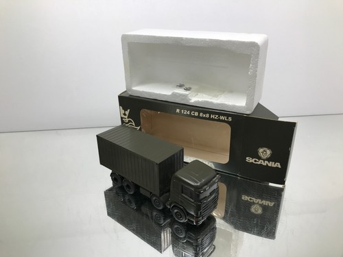 SCALE ART SCANIA R124 CB 8x8 HZ-WLS ARMY TRUCK LIM.ED -1:50- GOOD IN BOX - Imagen 15 de 15