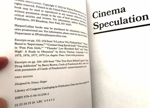 QUENTIN TARANTINO - CINEMA SPECULATION HC New 2022 🇺🇸 - Picture 3 of 4