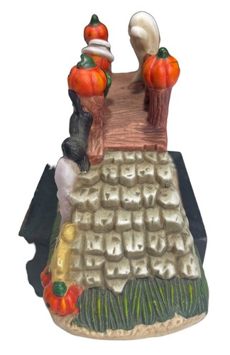 Vintage 2000's Spooky Hollow Porcelain Halloween Village Eerie Tree Arch - Picture 6 of 13