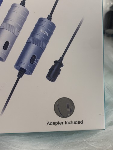 Shure CVL Centraverse Lavalier Microphone & Movo Lavalier Micro-Cravate LV1GY - Picture 5 of 9