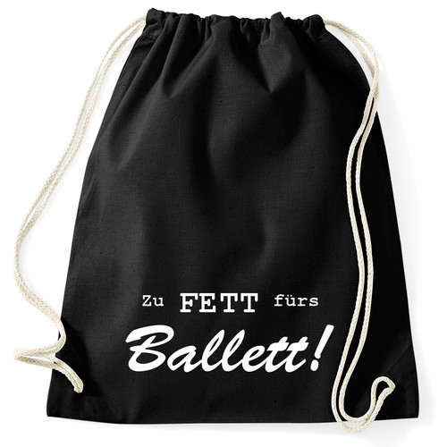 Turnbeutel Spruch gestickt 100% Baumwolle Sportbeutel Schwimmbeutel Gym Sack Bag - Bild 110 von 121