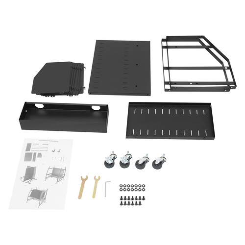 Offene Ladestation 10 Positionen Laptop Tablet Mobiler Aufbewahrungswagen Metallgestell - Bild 2 von 12