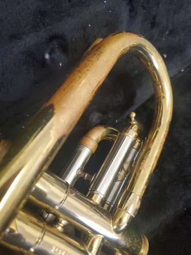 Custodia Bundy vintage Martin Indiana Cornet RMC & Vincent Bach 7C boccaglio - Foto 15 di 24