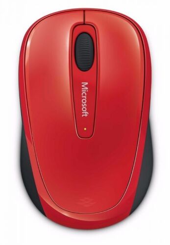 MICROSOFT WIRELESS MOBILE 3500 MOUSE GMF-00293 ROSSO